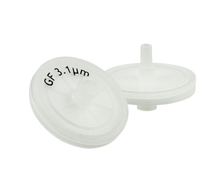 TLG Glass Fiber Syringe Filter, (Hydrophobic)