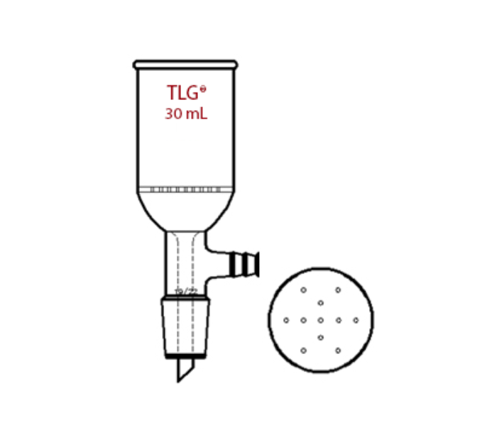 Filter Funnel, Buchner, Inner Joint, Perforated Plate