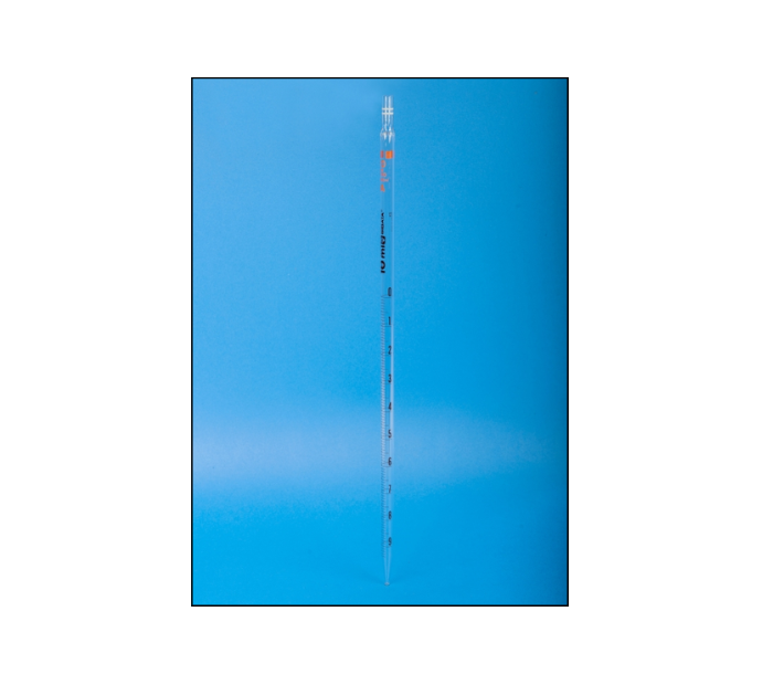 Reusable Glass Pipette, Serological, Class A, Color-Coded, To Deliver